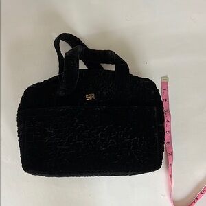 Vintage Sonia Rykiel Black Velvet Handbag